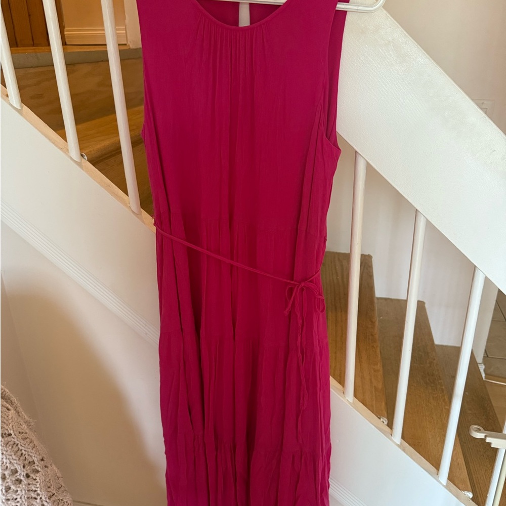 Banana Republic Fuchsia Maxi Dress